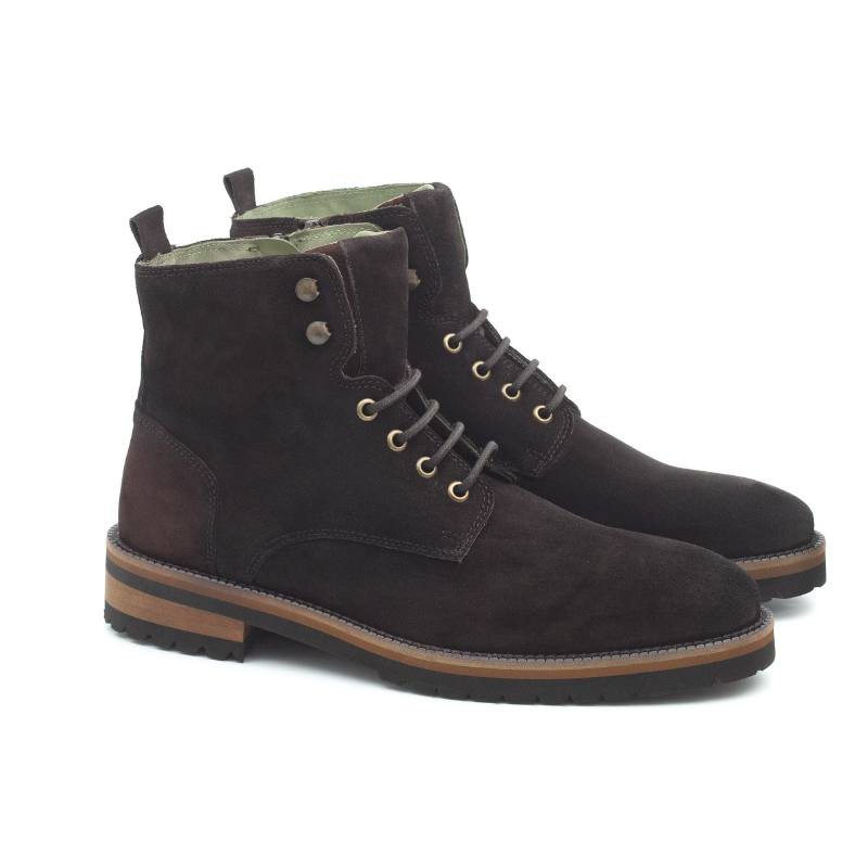 brown nubuck boots SOBUCK-TESTA