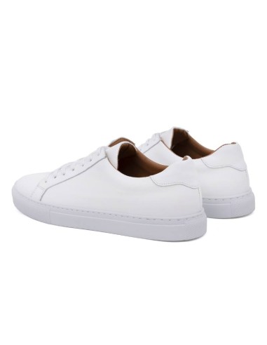 baskets de peau blanc MELIN-BLANCO