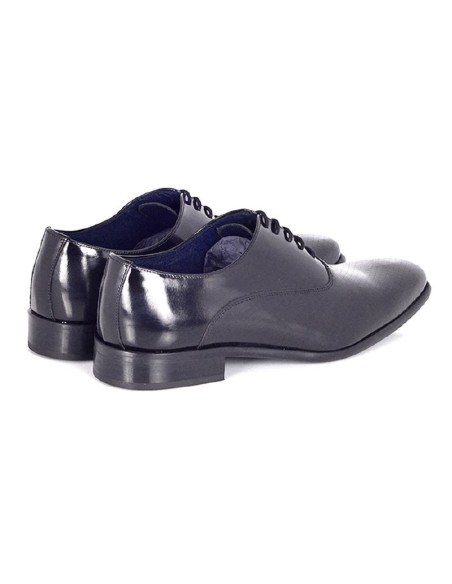 Derby de piel con plantilla extraible color negro
