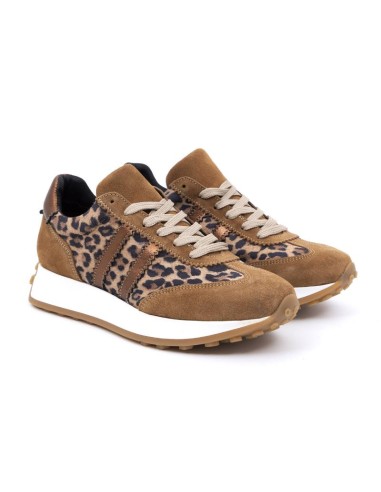 Brown suede Women's sneakers