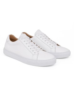 Deportivo de ante liso color gris