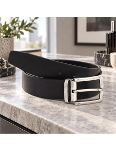 Ceinture de peau le noir B-VENAT-NEGRO