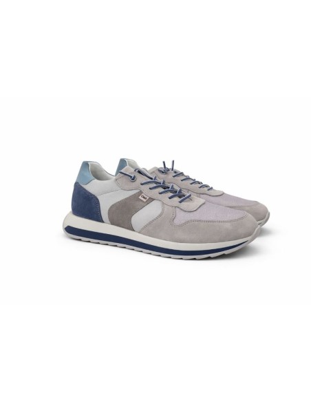 Grey suede sport shoe