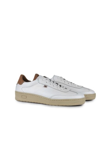 Sneakers de ante liso color blanco