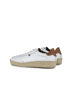 Sneakers de ante liso color blanco 2