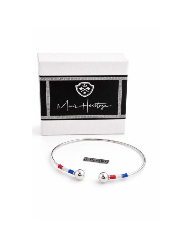 Bracelet en argent cuir-noir JWM-BRAFRA-PLATA