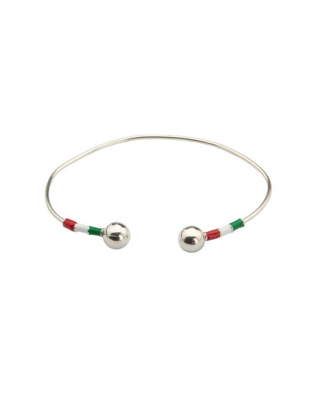 Bracelet en argent cuir-noir JWW-BRAIT-SILVER