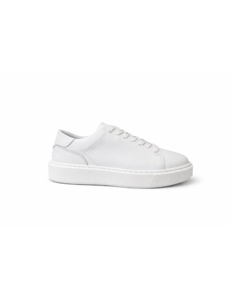 White leather sneakers
