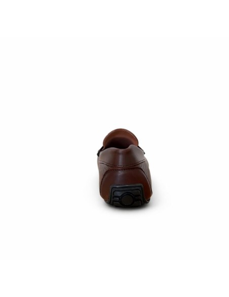 Mocassin de peau marron MOCBASKET-TESTA
