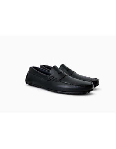 Mocassin de peau le noir MOCFAZ-NEGRO