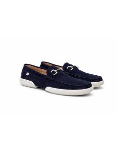 Mocassin suède bleu MOCPORT-NAVY 2