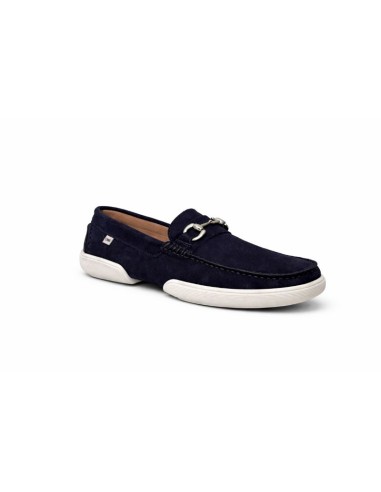 Mocassin suède bleu MOCPORT-NAVY
