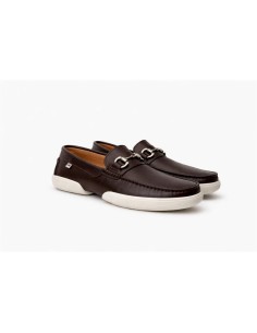 Mocassin de peau marron MOCPORTES-TESTA