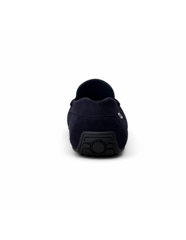 Mocassin de peau bleu MOCSAFLAG-MARINO