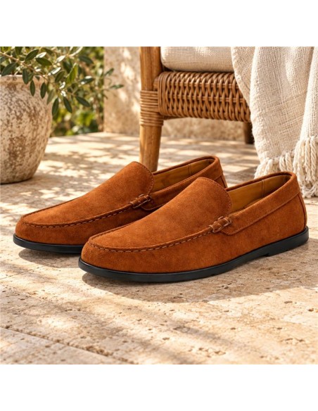 Mocassin suède cuir SAMELA-CUERO