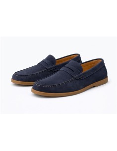 Blue suede moccasin 2