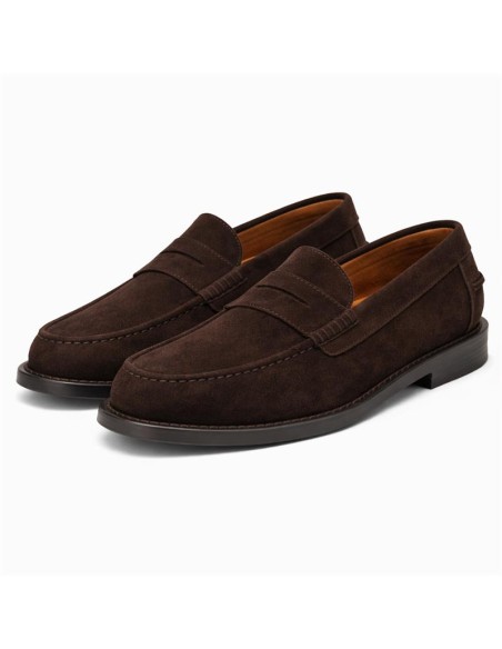 Mocassin suède marron SATORA-BROWN