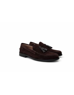 Castillans suède marron SEBOREL-BROWN