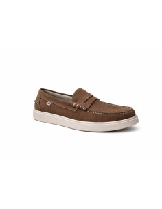 Light Brown suede boat shoe