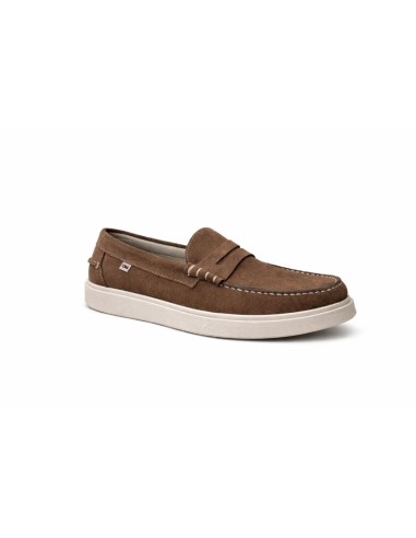 Light Brown suede boat shoe