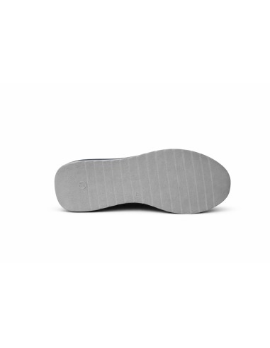 Deportivo de ante liso color gris