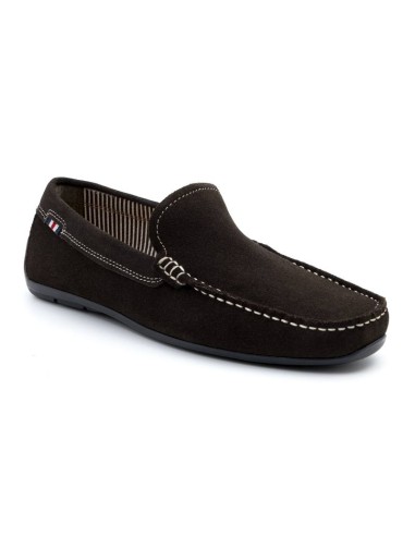 brown suede moccasin SOWEN-BROWN