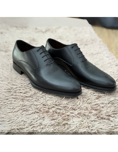 Oxford de piel con costura color negro