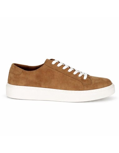 Brown suede sneakers