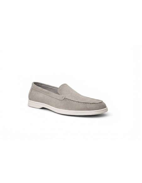 femmes mocassins suède beige W-SENIRO-BEIGE