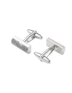 Gemelos de latón tubular color plata 2