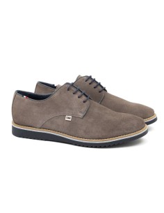 Grey suede Casual derby