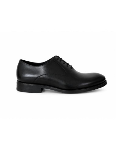 Oxford de piel con costura color negro