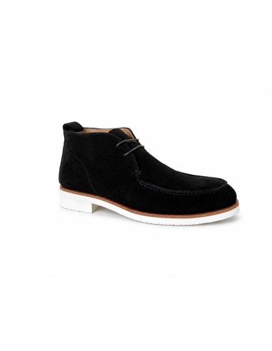 Black suede boot