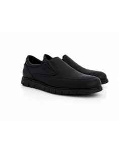 Mocassin de peau le noir MIRELO-NEGRO