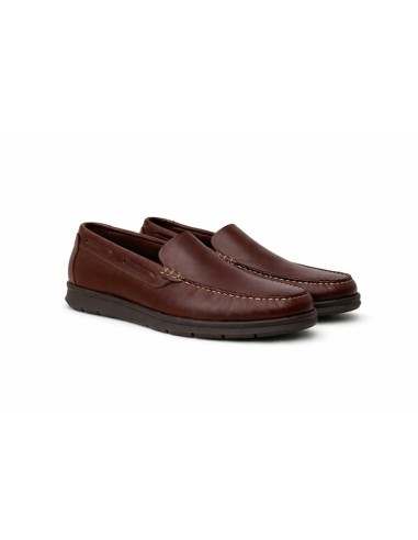 Nautique de peau marron NIPAT-MARRON