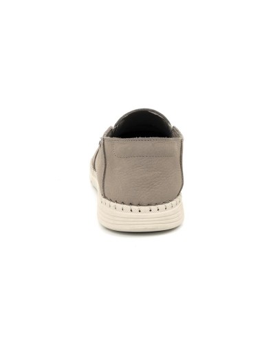 Beige slip-on moccasin