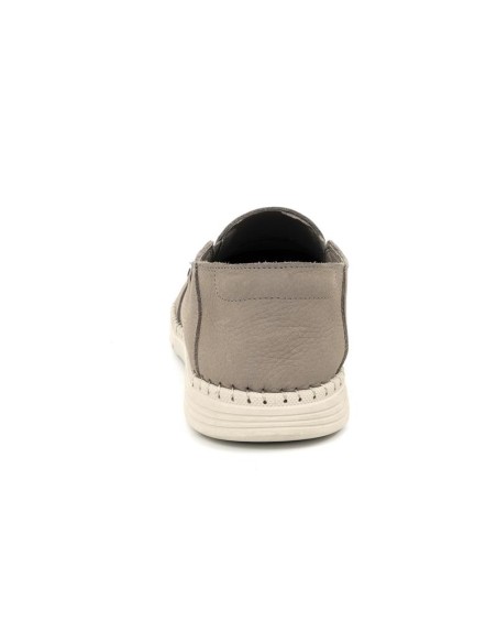 Beige slip-on moccasin
