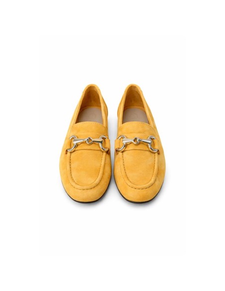 femmes mocassins suède Orange W-SEMUNA-ORANGE