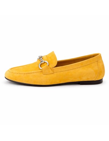 femmes mocassins suède Orange W-SEMUNA-ORANGE