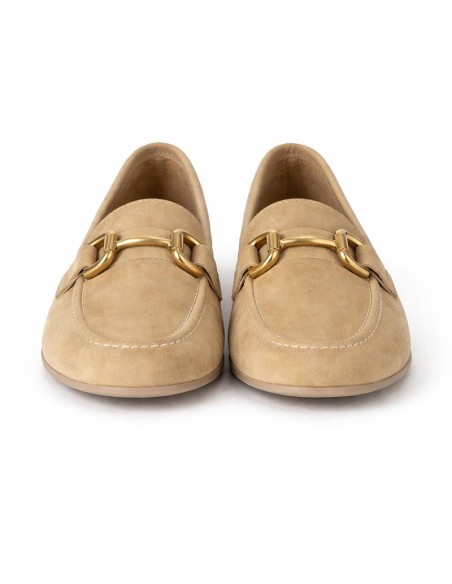 femmes mocassins suède beige W-SEMUNA-SAND