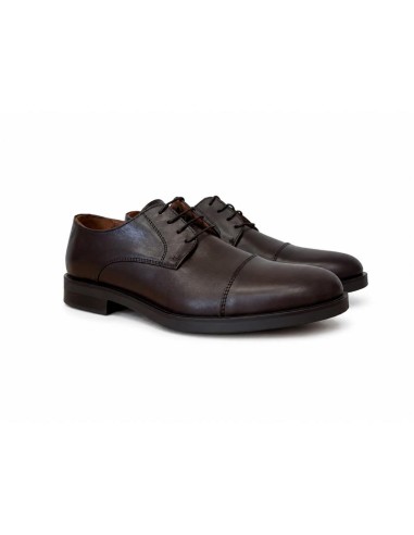 Derby de peau marron BELLINI-BROWN