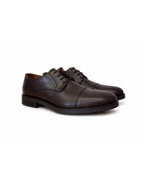 Derby de peau marron BELLINI-BROWN