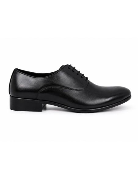 Oxford de piel con costura color negro