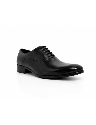 Black leather Oxford