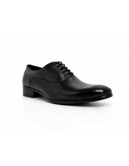 Black leather Oxford