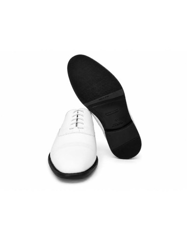 White leather Oxford