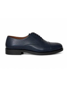 Blue leather Oxford 2