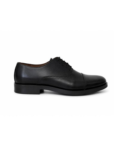 Oxford de piel con costura color negro