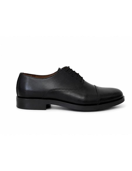 Oxford de piel con costura color negro