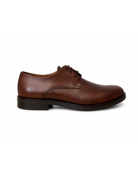 Derby de peau marron VAMENTO-BROWN